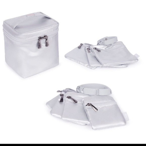 Twinkle Jewelry Box Organizer in Metallic Silver - Picture 1 of 6
